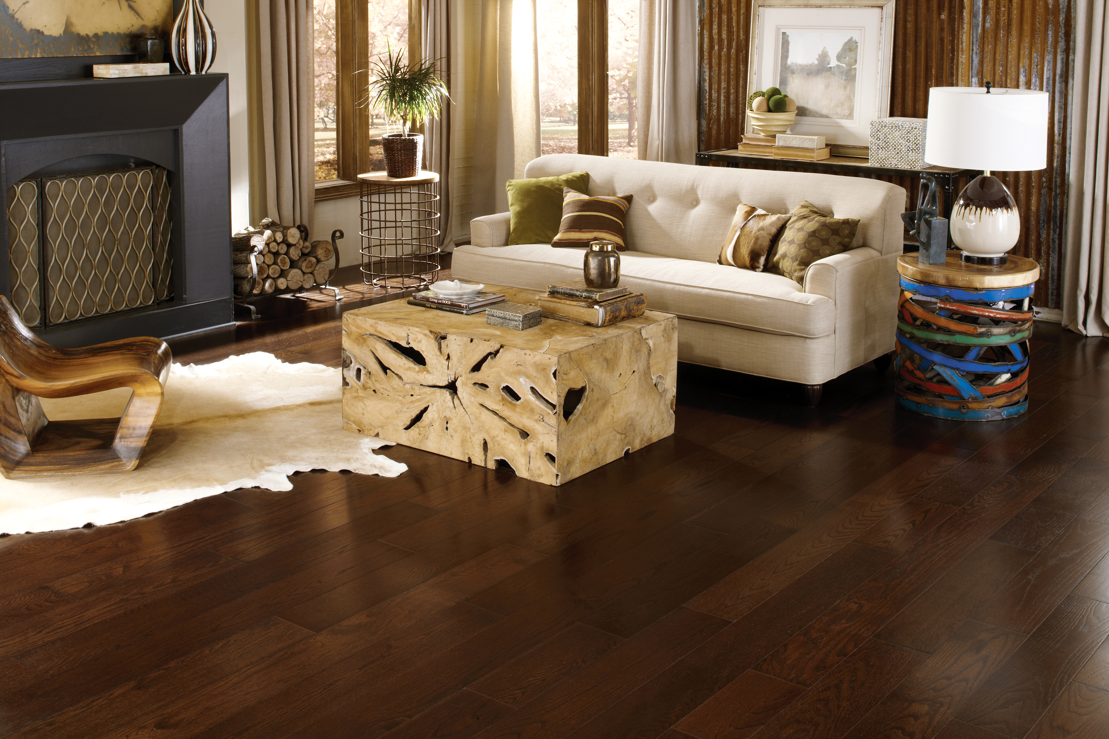 1 2 X 7 Prefinished Midnight Oak Somerset Hardwood Flooring