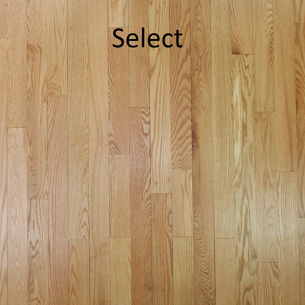 Unfinished Solid Red Oak 3 4 Pc Hardwood Floors
