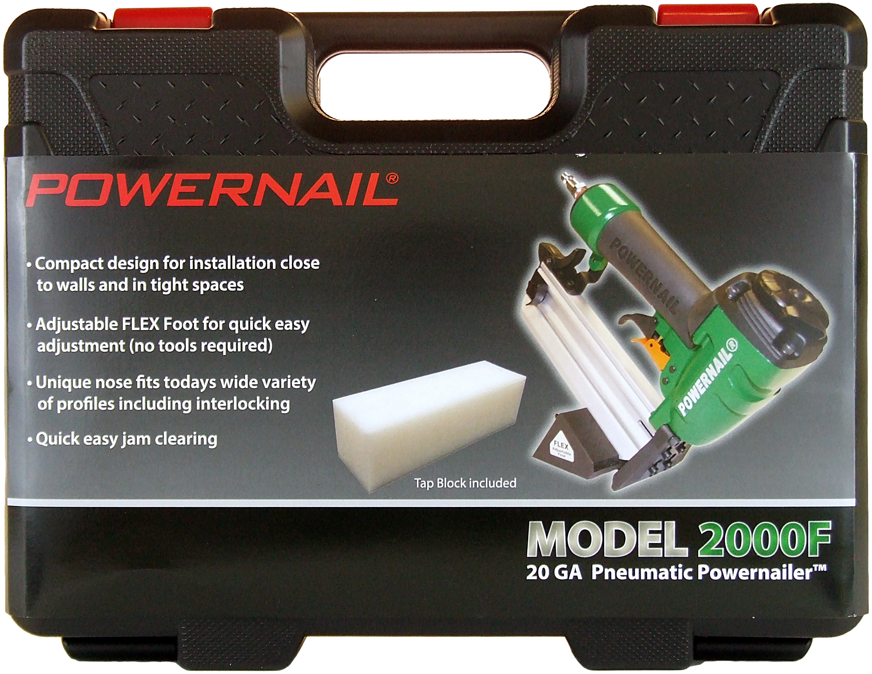Powernail 20 Gauge Pneumatic Triggerpull Nailer 2000F