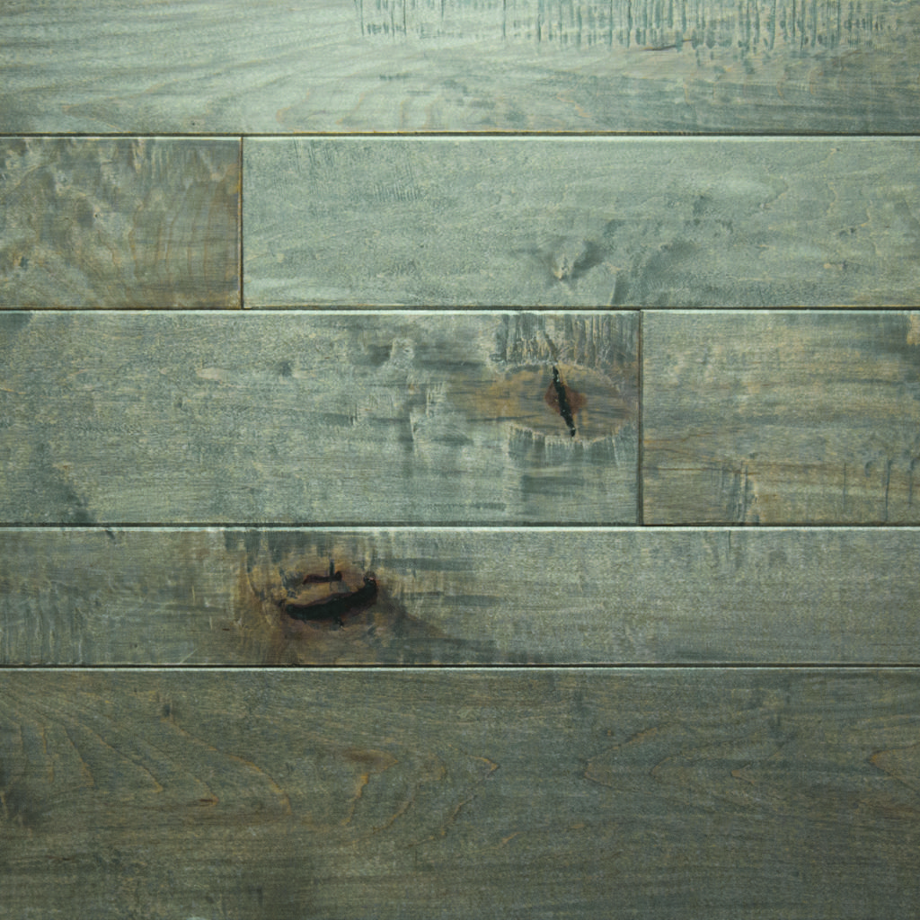 Prefinished Engineered Maple Ocean Gray 1/2" X 31/4", 4", 5" or 6" 3mm PC Hardwood Floors