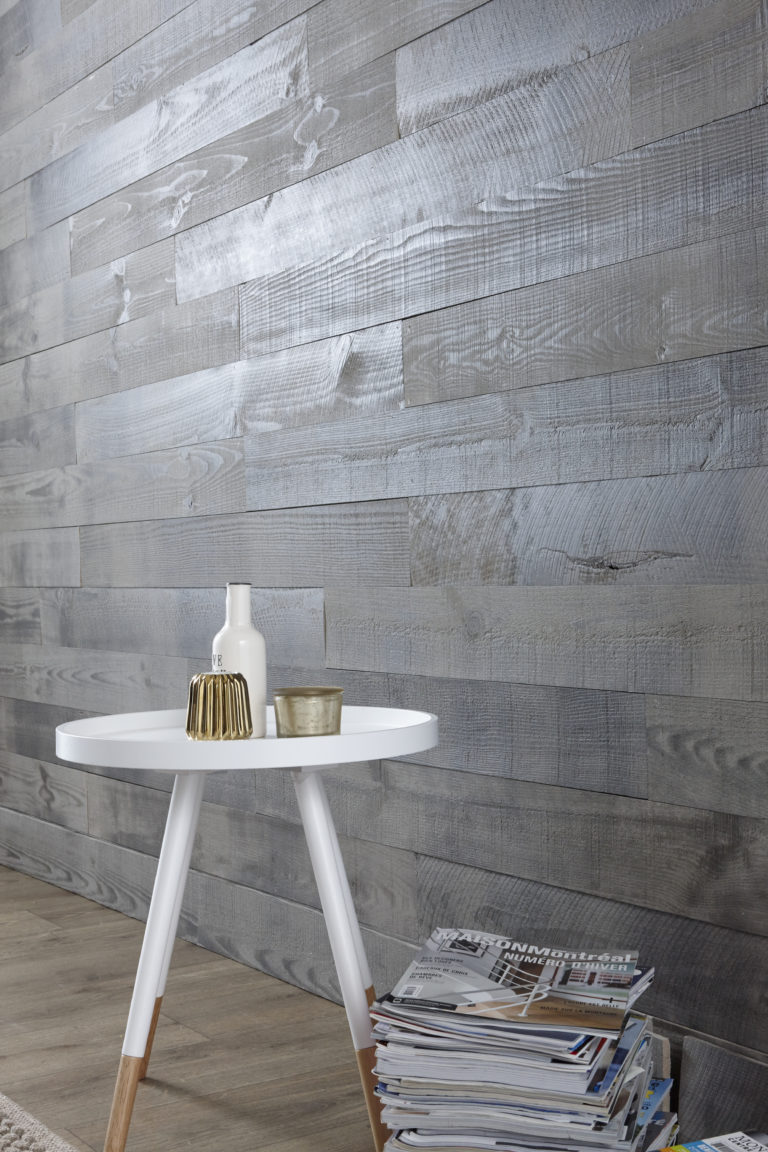 Timberwall Barnwood Collection Wall Paneling Driftwood Grey