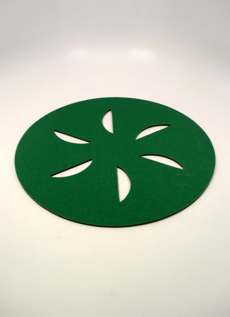 Norton Abrasives patent pending design allows you to smooth and prep the surface of the floor to properly accept the next coat of finish without the risk of nasty swirl marks.  Green is Very Fine.