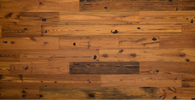 reclaimed heart pine