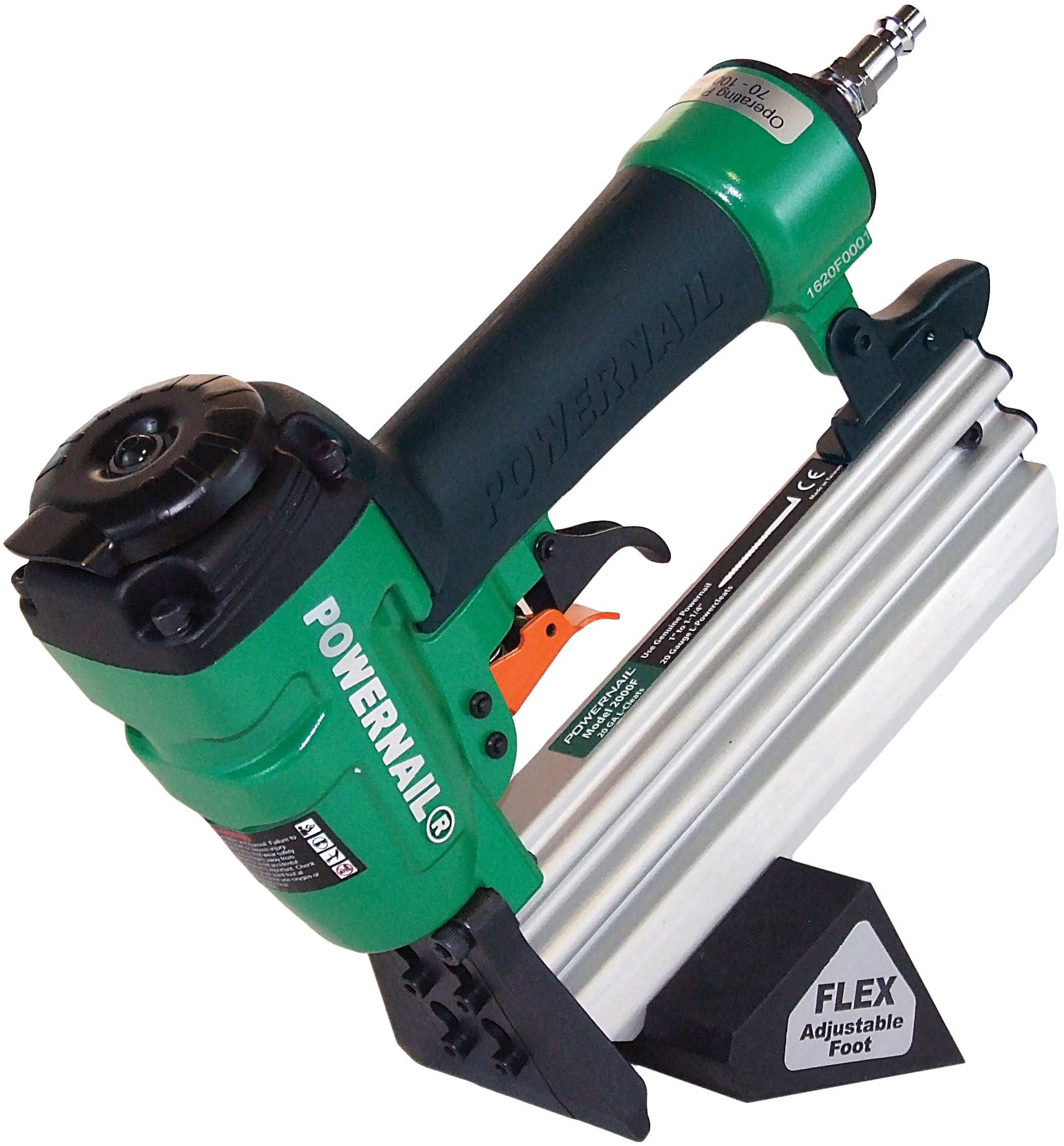 Pneumatic 20-Gauge Hardwood Flooring Trigger Pull Cleat Nailer Kit Pneumatic 20-Gauge Hardwood Flooring Trigger Pull Cleat Nailer Kit