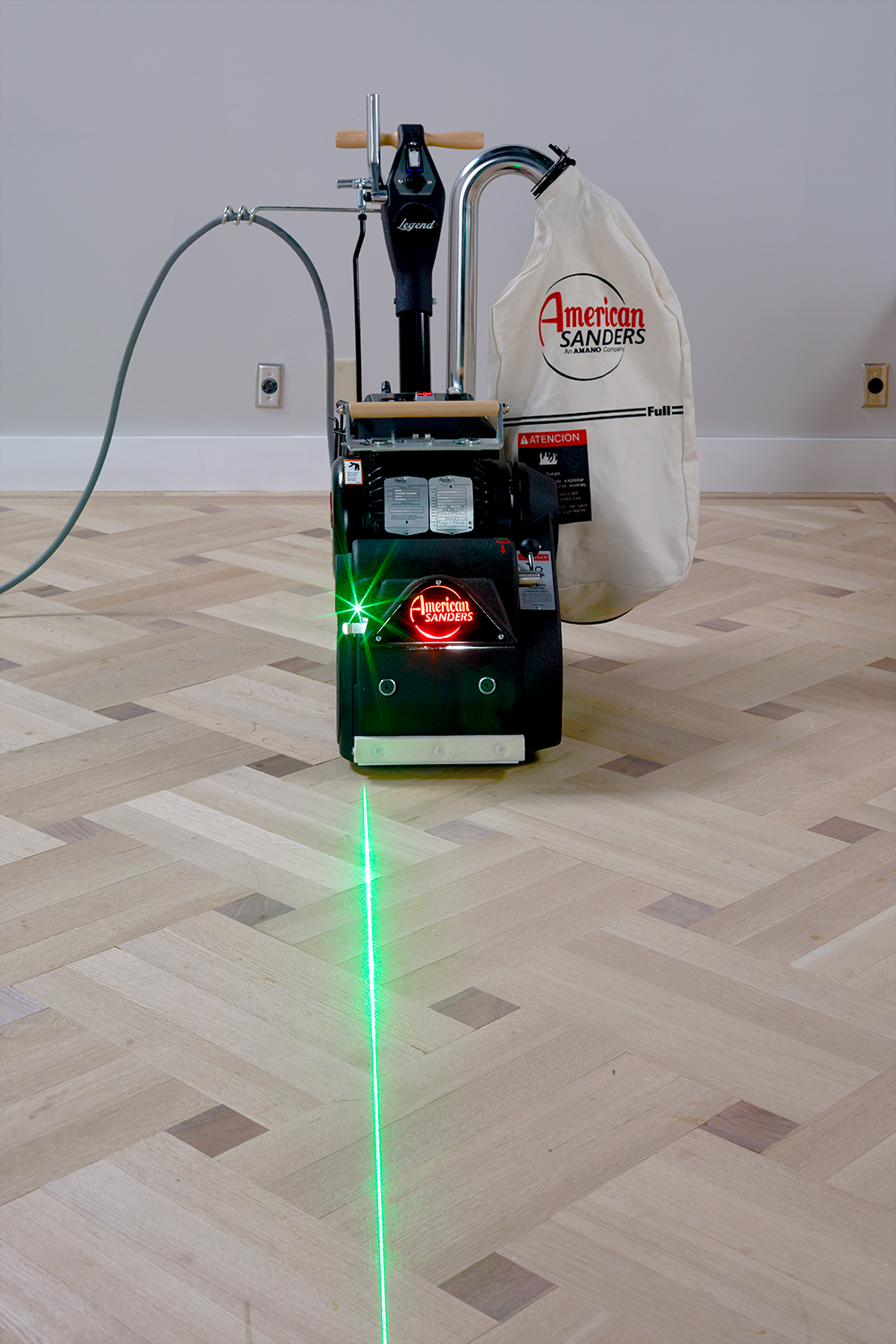 American sanders floor sander top