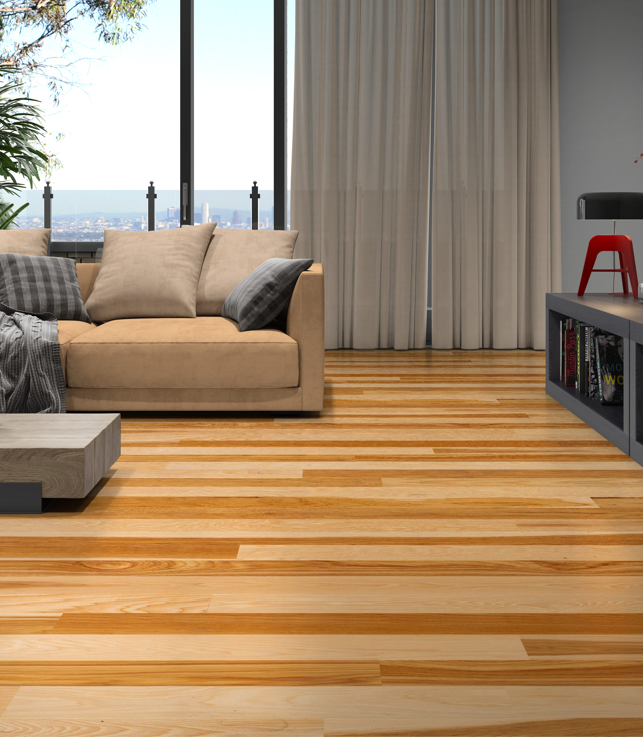 3 4 X 1 Tulip Vogue Prefinished Hickory Natural Hardwood